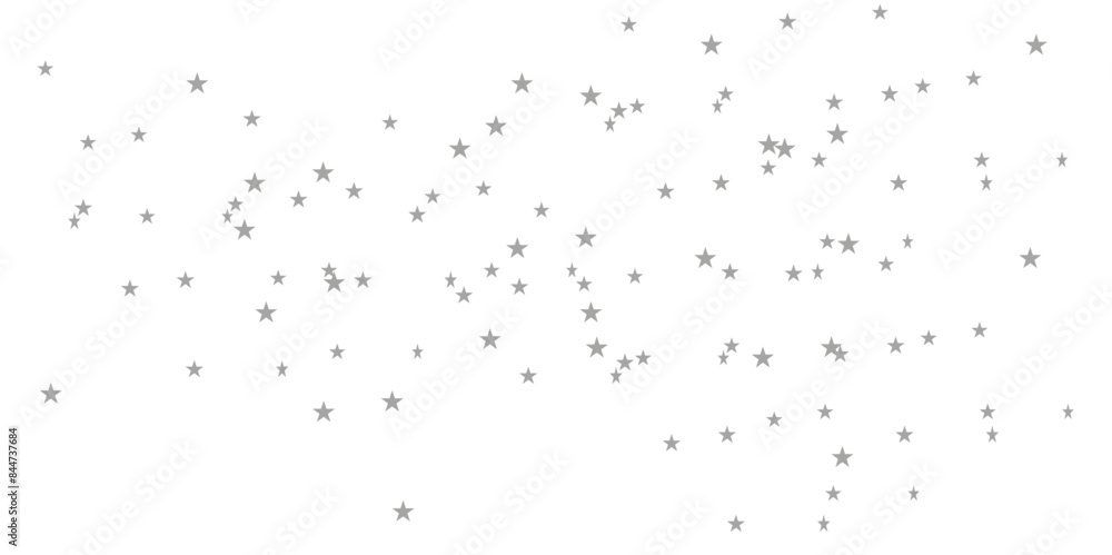 Wall mural flying star seamless sky design. natural star conflex fly flock art.