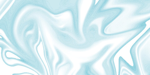 Abstract blue marble liquid pattern. White and blue marble texture and transparent background.