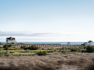 Private jetty providing access to Pimlico Sound on Outer Banks