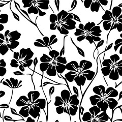 Summer floral seamless pattern, Garden Floral seamless pattern, Seamless Repeat Pattern, Boho floral seamless, flower paper, digital paper pack, digital backgrounds, digital scrapbook, floral pattern,