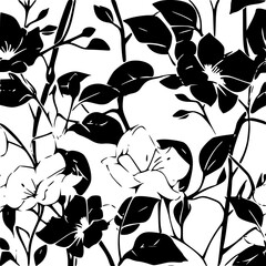 Summer floral seamless pattern, Garden Floral seamless pattern, Seamless Repeat Pattern, Boho floral seamless, flower paper, digital paper pack, digital backgrounds, digital scrapbook, floral pattern,