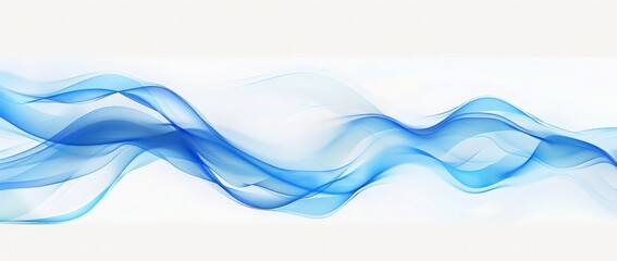 Abstract blue silk background