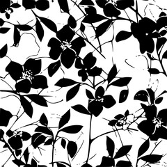 summer floral seamless pattern, garden floral seamless pattern, seamless repeat pattern, boho floral seamless, flower paper, digital paper pack, digital backgrounds, digital scrapbook, floral pattern,