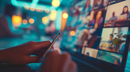 Strategically Engaged Remote Professional Expertly Managing Multiple Virtual Meetings and...