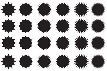 Star doodle collection. Set of hand drawn stars. Scribble illustrations.