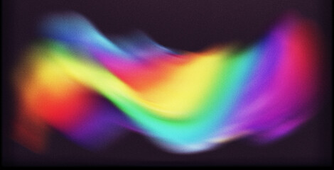 4K Beautiful color gradient background with noise. Abstract pastel holographic blurred grainy...
