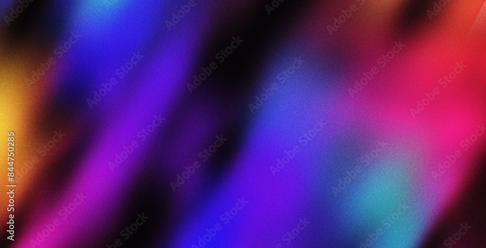 Canvas Prints 4k beautiful color gradient background with noise. abstract pastel holographic blurred grainy gradie