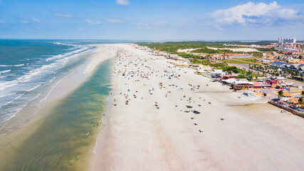 Salinópolis, Pará. Aerial view of Atalaia beach