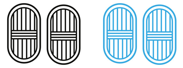 Snowshoeing Icon Perfect for Winter Sports and Outdoor Activities