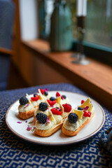 This collection of photos showcases a variety of delectable desserts that will delight any sweet tooth. The images capture different types of desserts in various settings and styles. 