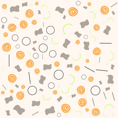 Random Set of vector abstract Geometric patterns.