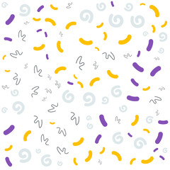 Random Set of vector abstract Geometric patterns.