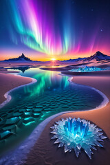Crystal desert