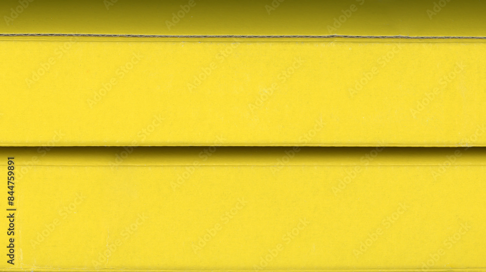 Poster yellow corrugated cardboard box texture background