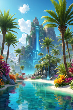Crystal oasis