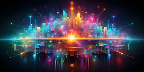 Obraz premium Abstrakter Technologie Hintergrund - Futuristische Design Ebene