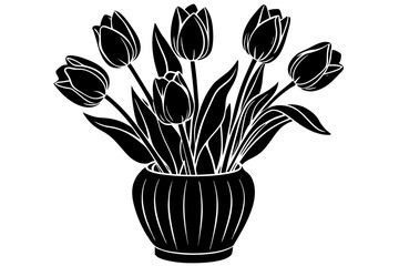 Tulips in vase