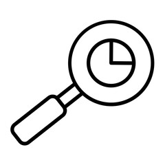 Research Vector Line Icon