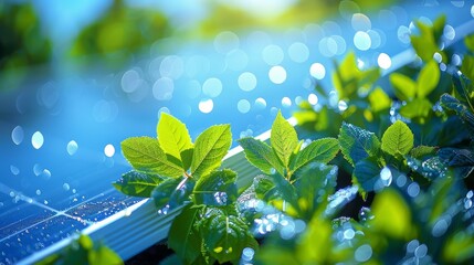 Solar and Wind Renewable Energy Setup Generative AI