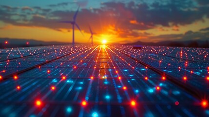 Solar Arrays and Wind Technology Generative AI