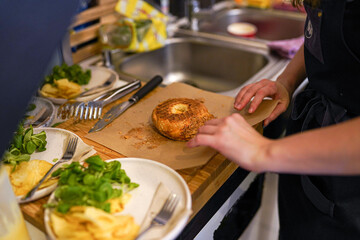 A delightful collection showcasing desserts, Asian cuisine, breakfast and brunch dishes, and coffee. Enjoy the visual feast of gourmet sweets, exotic Asian flavors, hearty breakfast plates, and artisa