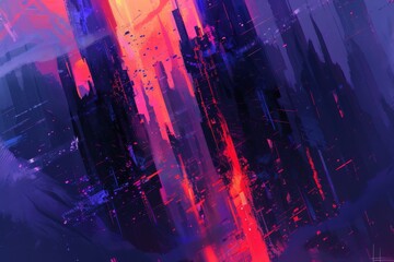 Fototapeta premium A place of shadows and fear with a sense of dread