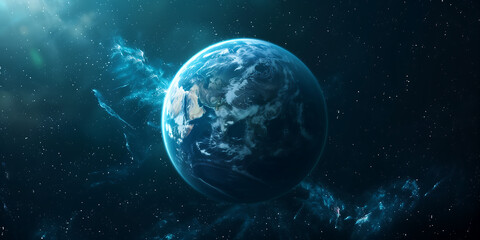 Earth view from space