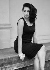 fashion model in saree and other dresses