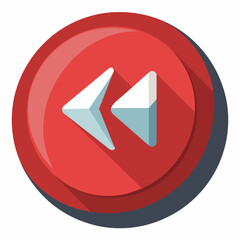 Arrow button icon vector illustration