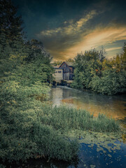 The small and wild Grabia river in central Poland.
