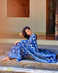 fashion model in saree and other dresses