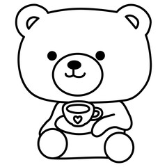 Fototapeta premium Cute Bear