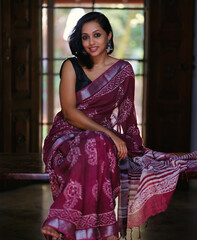 fashion model in saree and other dresses