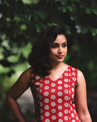 fashion model in saree and other dresses