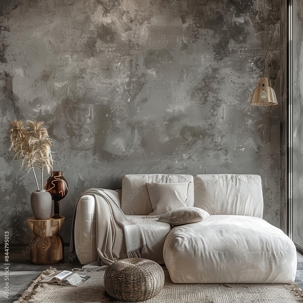 Poster elegant grey texture wallpaper with subtle patterns
