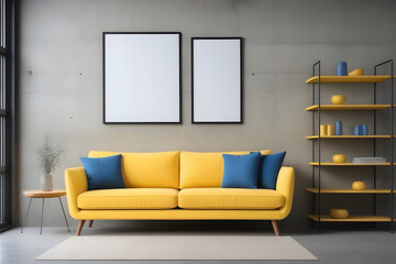 Interior design of modern living room