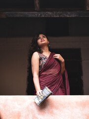 fashion model in saree and other dresses