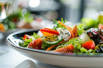 Nutritious Balanced Meal for Hormonal Health in a Bright Inviting Kitchen Setting