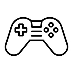 Joystick Vector Line Icon