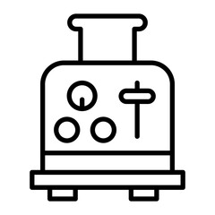 Toaster Vector Line Icon