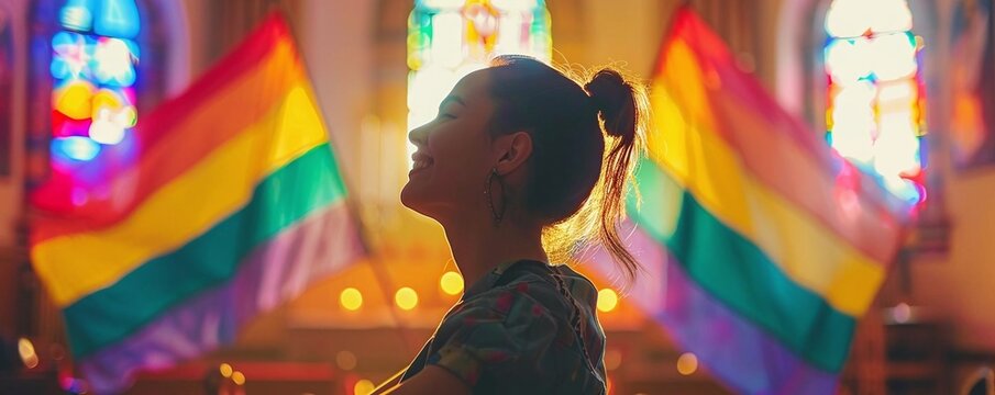 LGBTQ Pride Month celebration with pride religious services, faithbased inclusivity, and spiritual gatherings