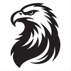 Bald Eagle bird vector art illustration