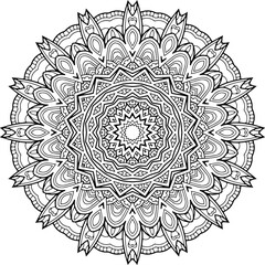 Mandala Letter Size Islam Arabic Pakistan Indian Color Floral Mandala Drawing for Kids Floral Pattern Abstract Mandala Good for the Soul EASY to Color Circle Mandala Tshirt Design Cricut Silhouette