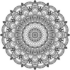 Mandala Letter Size Islam Arabic Pakistan Indian Color Floral Mandala Drawing for Kids Floral Pattern Abstract Mandala Good for the Soul EASY to Color Circle Mandala Tshirt Design Cricut Silhouette