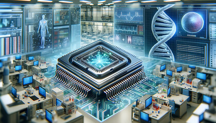 AI chipsets in precision medicine and genomics.