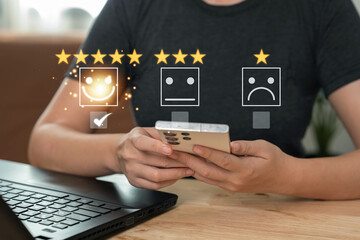 The after-service rating concept to assess the satisfaction of those receiving services.