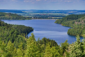 Fototapeta premium Harz, Niedersachsen, Granetalsperre