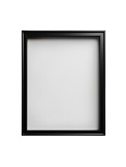 Empty Black Picture Frame