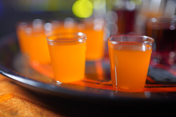 Orange Shot glasses