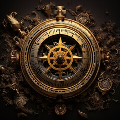 アンティークな羅針盤
Antique compass